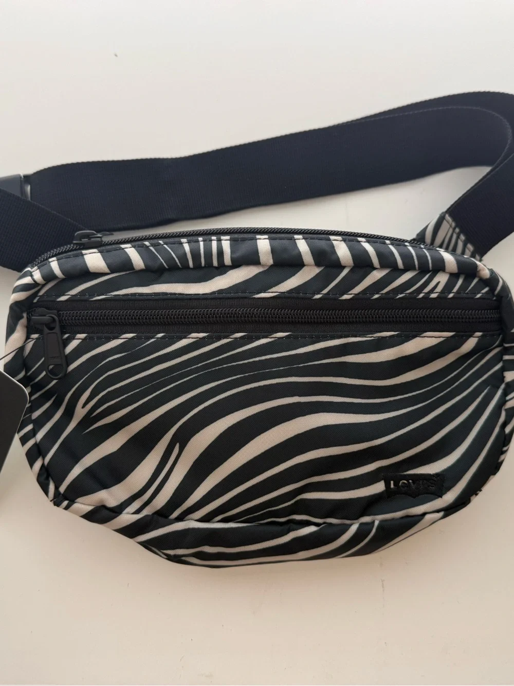 Levi's Zebra Print Belt Bag Crossbody Fanny Pack NWT